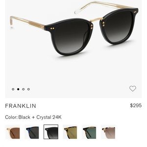 Krewe FRANKLIN in Black and 24k gold